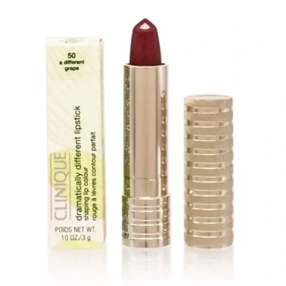 Clinique Dramatically Different Lipstick 50 A Different Grape Lot of 2 New